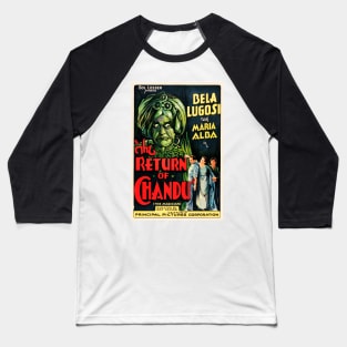 THE RETURN OF CHANDU 1934 Fantasy Film Starring Bela Lugosi Retro Film Poster Baseball T-Shirt